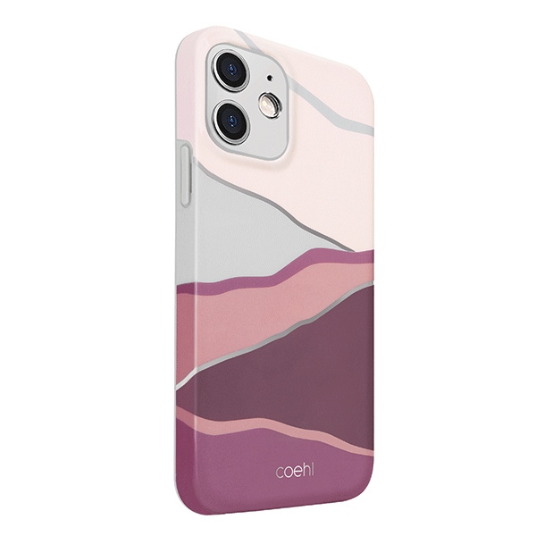 UNIQ etui Coehl Ciel iPhone 12 mini 5,4" różowy/sunset pink