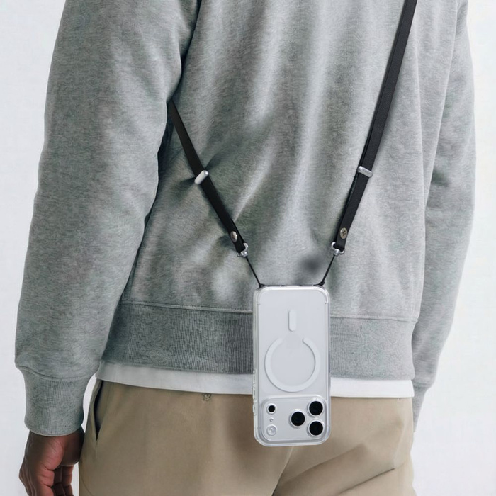 SMYCZ DO TELEFONU SPIGEN DA30L LANYARD STRAP CROSSBODY CZARNY