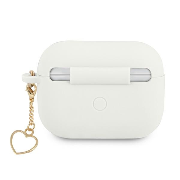 Etui GUESS Apple AirPods Pro Cover Silicone Charm Collection Biały Case