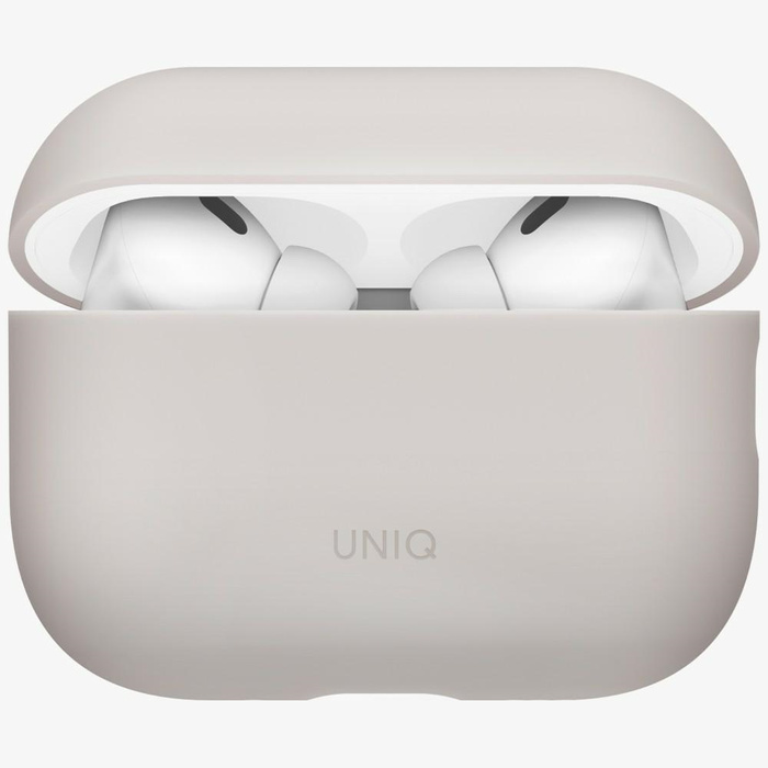 Etui UNIQ Lino do AirPods Pro 3 gen      Silicone beżowy