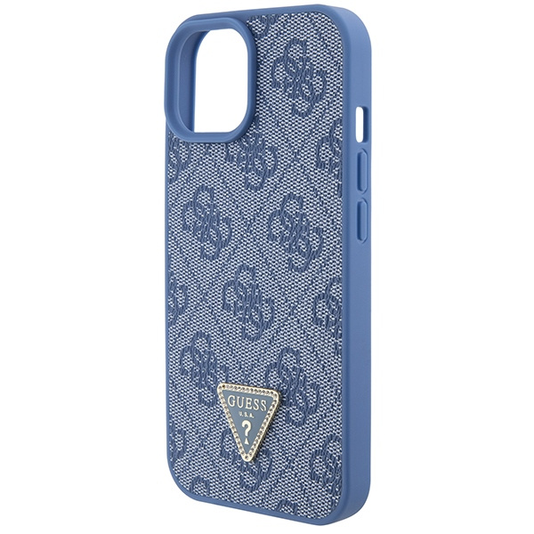 Etui Guess GUHCP15SP4TDSCPB iPhone 15 6.1" niebieski/blue hardcase Crossbody 4G Metal Logo Case