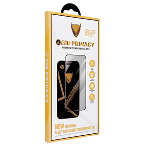 Szkło Hartowane OG 6D Premium Privacy Glass - do Iphone XR / 11 czarny