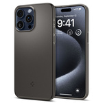 Etui Spigen Thin Fit iPhone 15 Pro Gunmetal Case