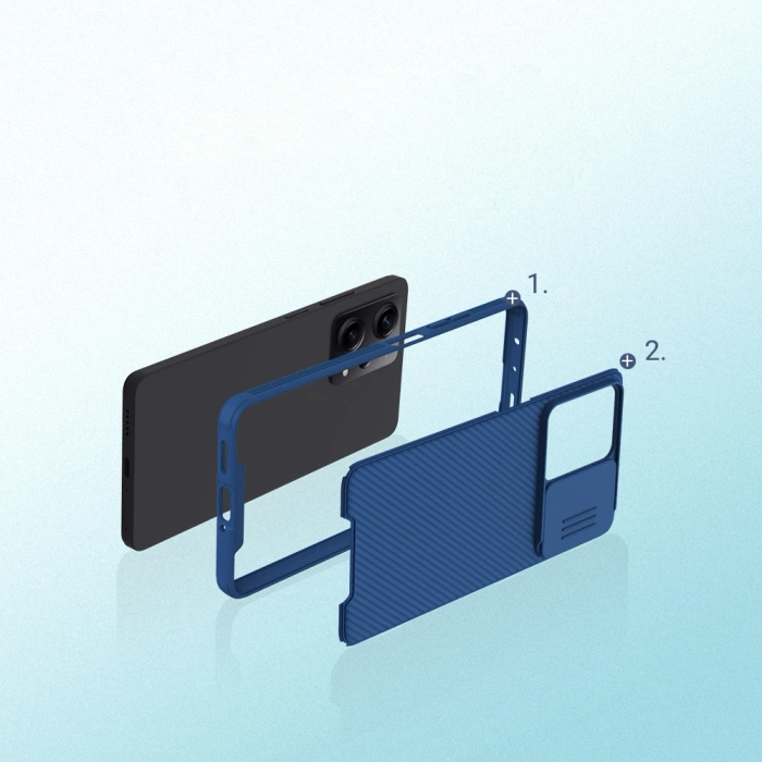 Etui Nillkin Camshield Pro Xiaomi Redmi Note 12 Pro 5G/poco X5 Pro 5G, Black/ Czarny Case