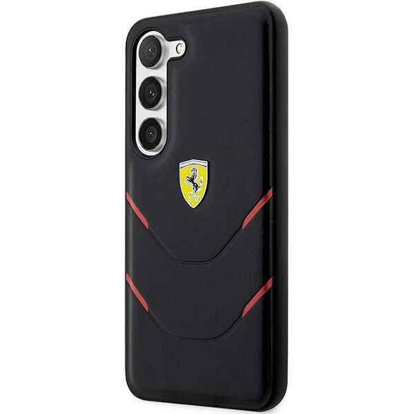 Etui Ferrari Fehcs23spbak S23 S911 Czarny/black Hardcase Hot Stamp Lines Case