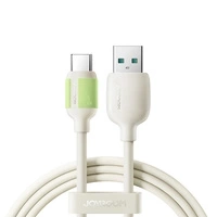 Kabel Joyroom S-A53 3A USB-A - USB-C z fluorescencyjną końcówką 2 m - beżowy