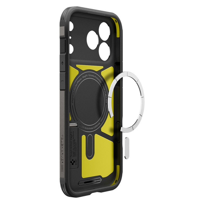 ETUI SPIGEN IPHONE 17 PRO MAX TOUGH ARMOR ”T” MAG MAGSAFE GUNMETAL