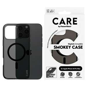 Etui CARE by PanzerGlass Flagship Case iPhone 16 Pro Max 6.9" dymny/smokey MagSafe 1352