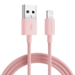 Kabel Joyroom S-2030M13 ze złączami Lightning i USB-A o długości 2 m - różowy