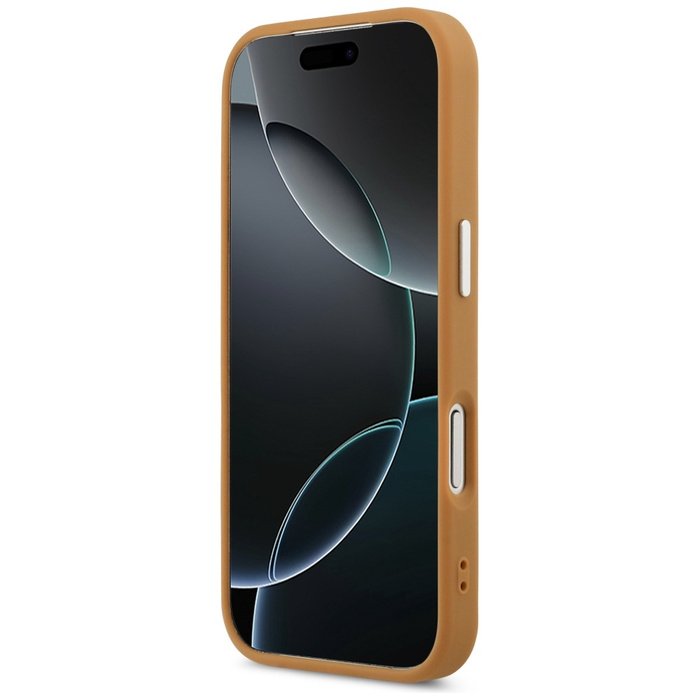 Etui Karl Lagerfeld Point & Metal Logo   MagSafe do iPhone 17 Pro Max brązowy