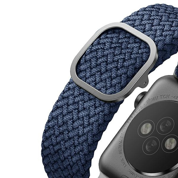 UNIQ pasek Aspen Apple Watch 40/38/41mm Braided niebieski/oxford blue