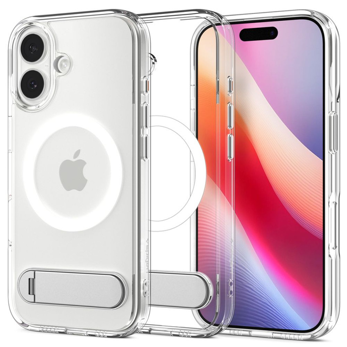 ETUI SPIGEN IPHONE 17 ULTRA HYBRID ”S” MAG MAGSAFE CLEAR/WHITE