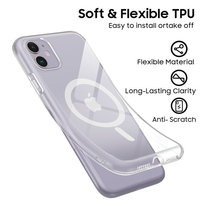 TECH-PROTECT FLEXAIR MAGSAFE IPHONE 11 CLEAR