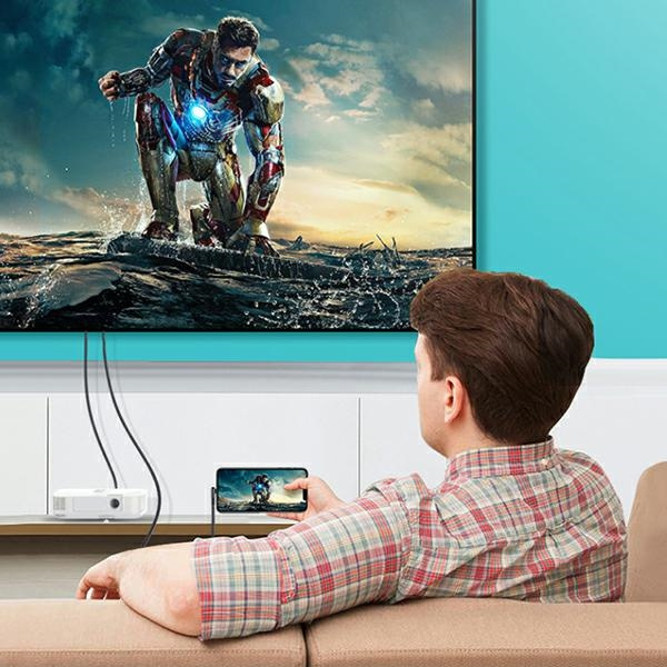 Kabel USAMS HDMI USB Apple Lightning U53 US-SJ442 2m Czarny