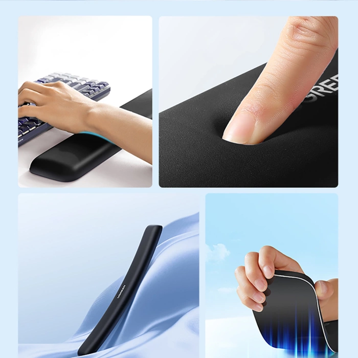Ergonomiczna podkładka do klawiatury Ugreen LP699 - czarna