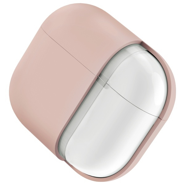 UNIQ etui Lino AirPods 4 Silicone        różowy/pink blush