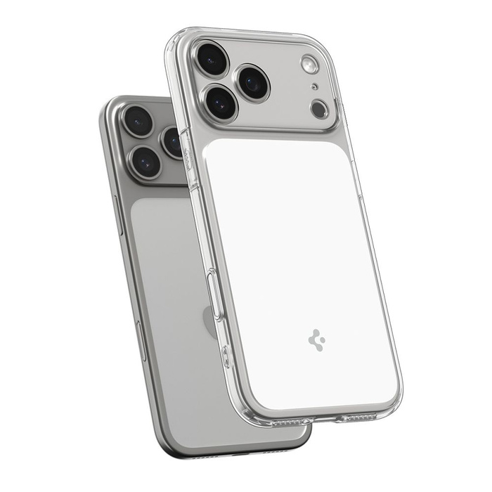 ETUI SPIGEN IPHONE 17 PRO MAX ULTRA HYBRID ”T” MAG MAGSAFE CLEAR/WHITE