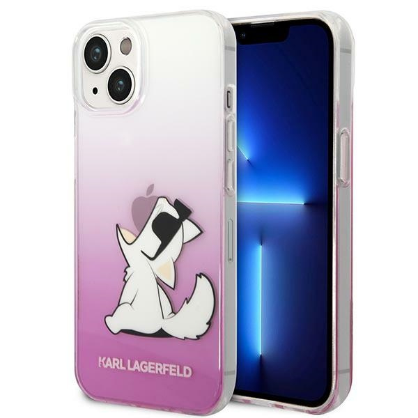 Etui KARL LAGERFELD Apple iPhone 14 Plus Choupette Fun Różowy Hardcase