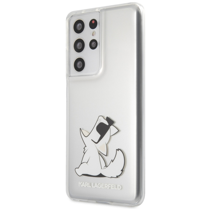 Etui KARL LAGERFELD Samsung Galaxy S21 Ultra Choupette Fun Bezbarwny Hardcase