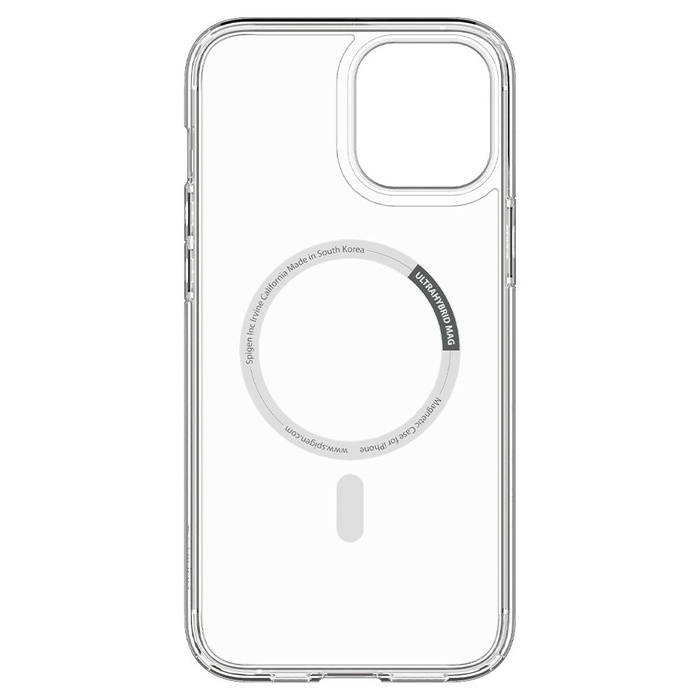 Etui SPIGEN Ultra Hybrid Mag iPhone 12/12 Pro White przezroczyste Case