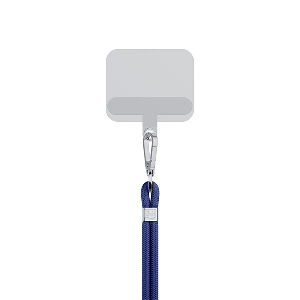 3MK EasyClip Dark Blue (silver) smycz do telefonu