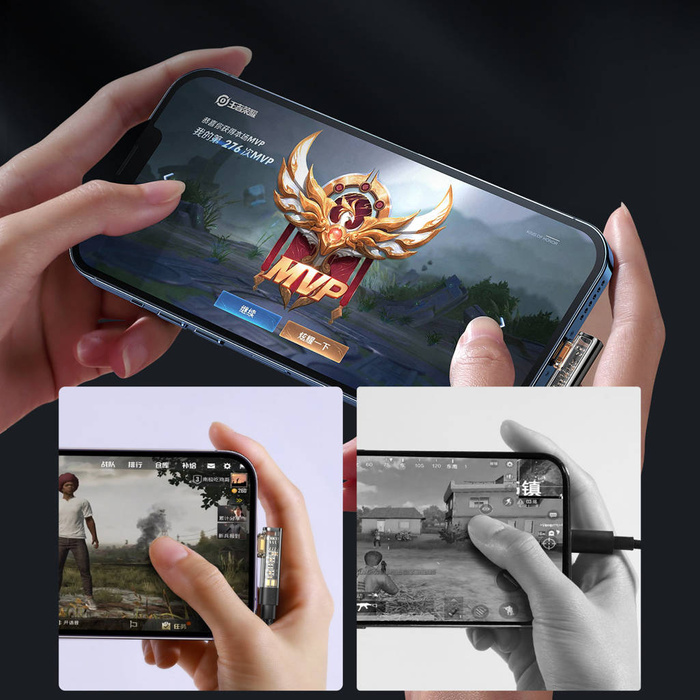 Joyroom kabel Lightning kątowy - USB C do szybkiego ładowania i transferu danych 20W 1,2 m czarny (S-CL020A6)