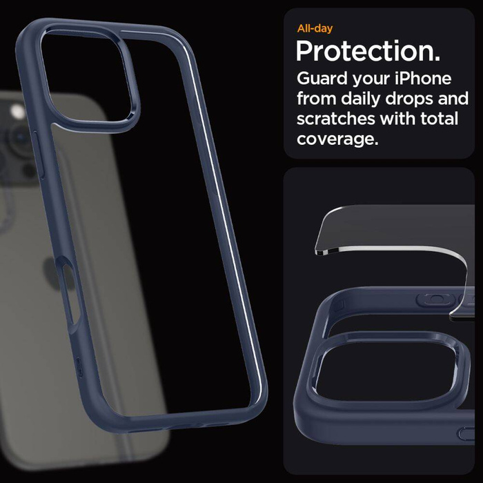 Etui Spigen Ultra Hybrid Iphone 16 Pro Max Navy Blue