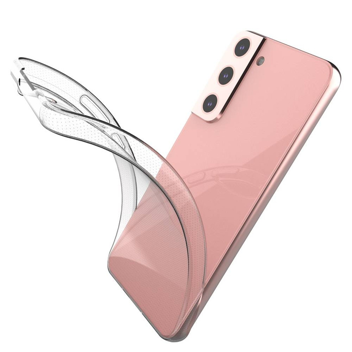 Żelowy pokrowiec etui Ultra Clear 0.5mm Samsung Galaxy S22 przezroczysty