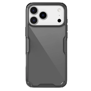 Etui Nillkin Nature TPU Pro na iPhone 17 Pro Max - półprzezroczyste-czarne