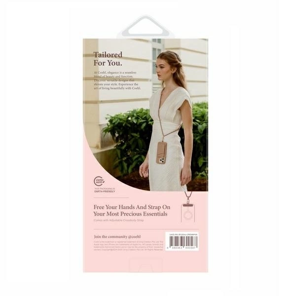 Etui UNIQ Coehl Creme iPhone 16 Pro 6.3" Magnetic Charging różowy/ballet pink