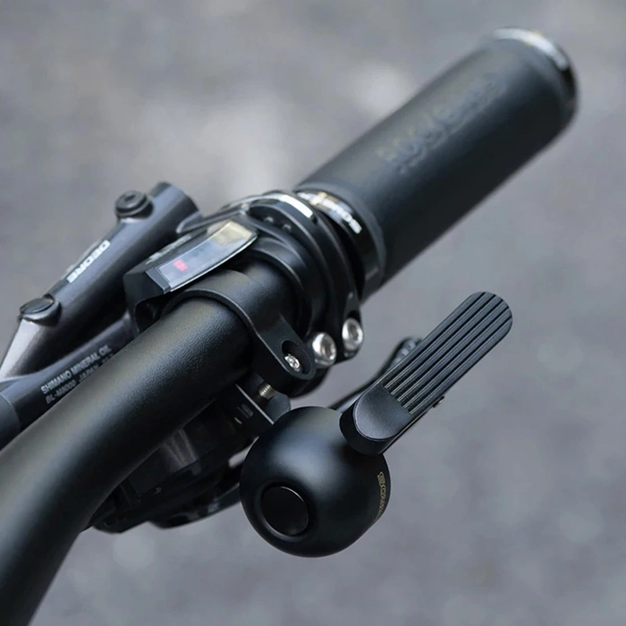 Dzwonek rowerowy Rockbros 34210007001 na lewą stronę kierownicy - czarny