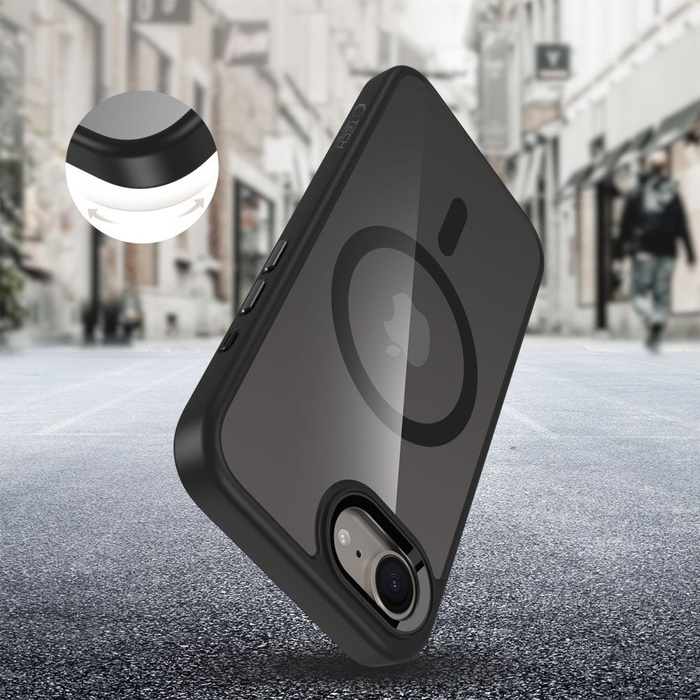 TECH-PROTECT MAGMAT MAGSAFE NOTHING PHONE 3A BLACK/CLEAR