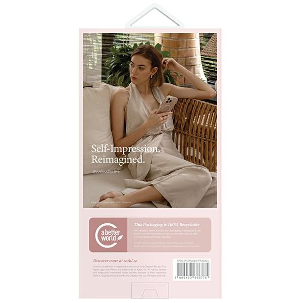 Etui UNIQ etui Coehl Prairie iPhone 15 Pro 6.1"  granatowy/lavender blue Case