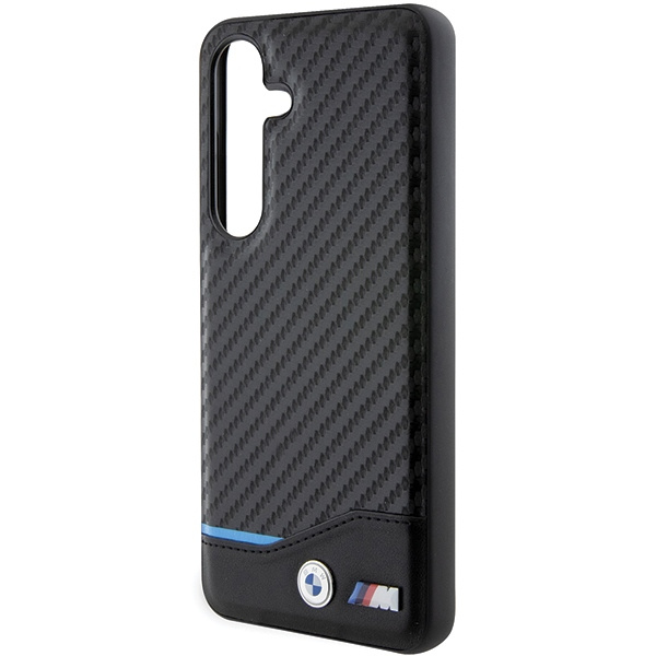 Etui BMW BMHCS24S22NBCK S24 S921 czarny/black Leather Carbon Case