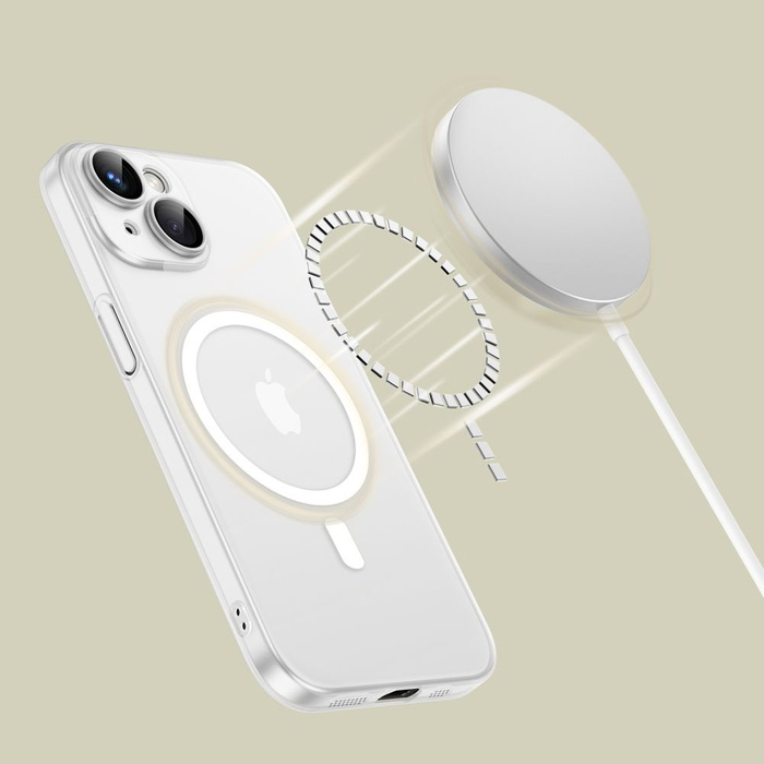 TECH-PROTECT MAGSLIM MAGSAFE IPHONE 15 MATTE/WHITE