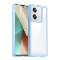 Etui Outer Space Case z żelową ramką do Xiaomi Redmi Note 13 5G - niebieskie