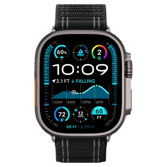 SPIGEN WBF0 BAND APPLE WATCH 8 / 9 / 10 / 11 / SE / ULTRA (44 / 45 / 46 / 49 MM) BLACK