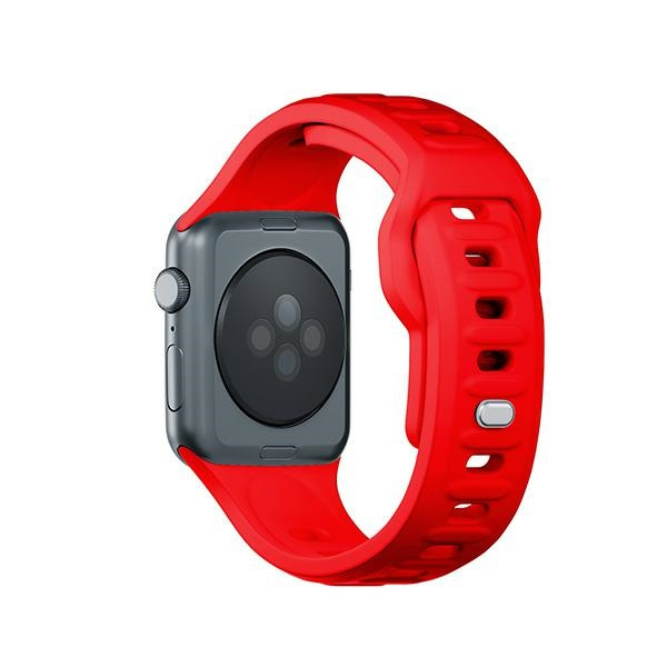 3MK Silicone Watch Strap czerwony/red dla Apple Watch 42/44/45/49mm