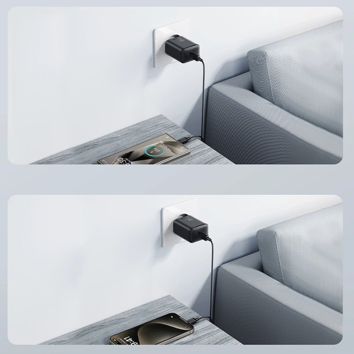 Ładowarka Joyroom JR-TCF23 sieciowa USB-C 25W SFC / PPS / PD - czarna