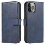 Etui Magnet Case etui do Samsung Galaxy A54 5G pokrowiec z klapką portfel podstawka niebieskie Case