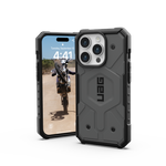 Etui UAG Pathfinder Magsafe - obudowa ochronna do iPhone 15 Pro kompatybilna z MagSafe (silver) Case