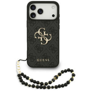Etui Guess 4G Strap 4G Classic Logo do   iPhone 17 Pro Max czarny