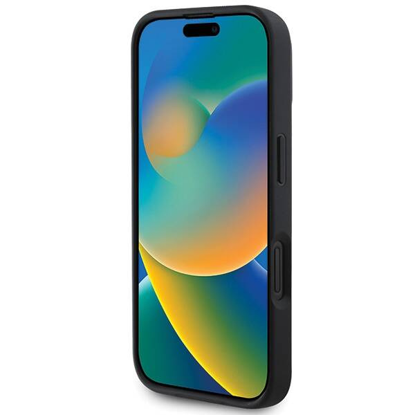 Etui BMW iPhone 16 Pro Max 6.9" czerwony/red hardcase Sign Leather Diamond Metal Logo MagSafe