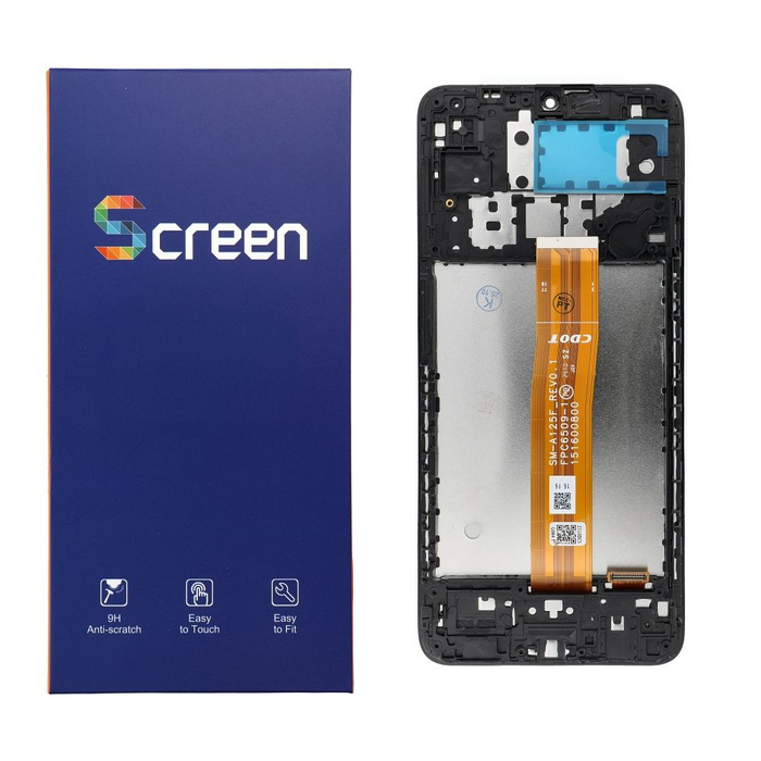 OG wyświetlacz LCD do SAMSUNG 12S A127 F/U/M OEM z ramką