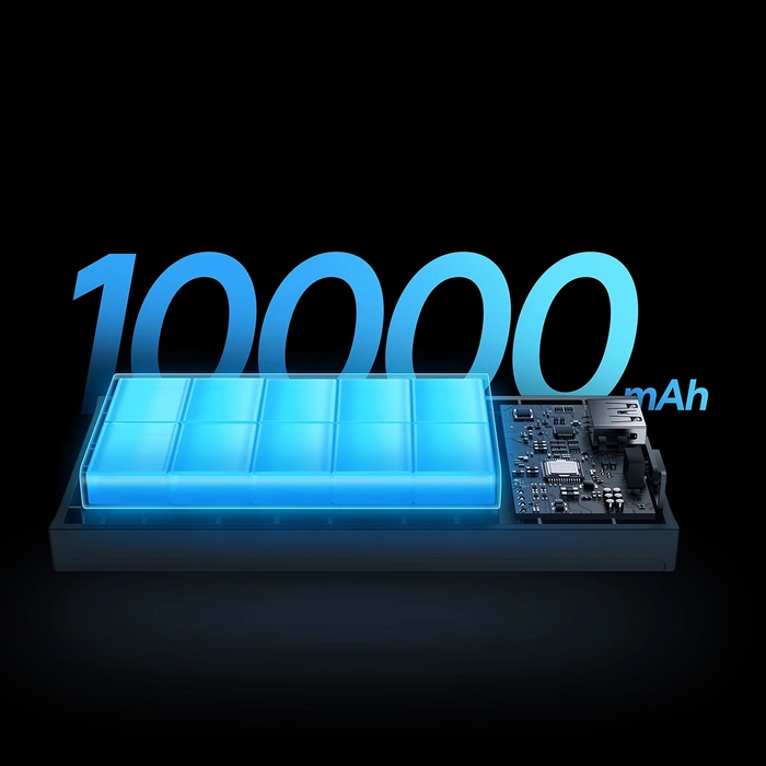 Baseus Adaman2 powerbank z wyświetlaczem cyfrowym 10000mAh 30W 2 x USB / 1x USB Typ C Overseas Edition PD QC SCP czarny (PPAD040101)