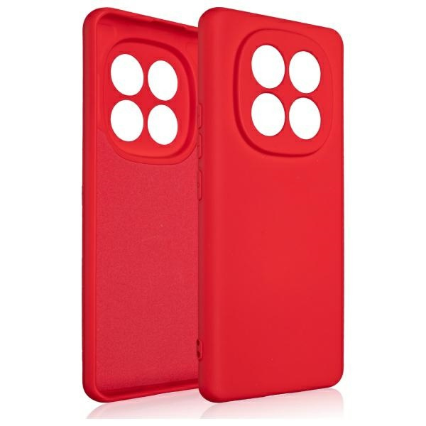 Etui Beline Silicone do Xiaomi Redmi     Note 14 Pro Plus 5G czerwony