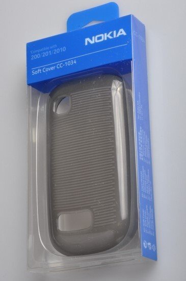 Etui NOKIA Asha 200 201 2010 Etui CC-1034 Sylikon Soft Cover Czarny
