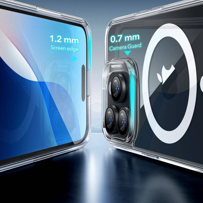 Etui Esr Classic Hybrid Halolock Magsafe & Tempered Glass iPhone 16 Pro Max Clear