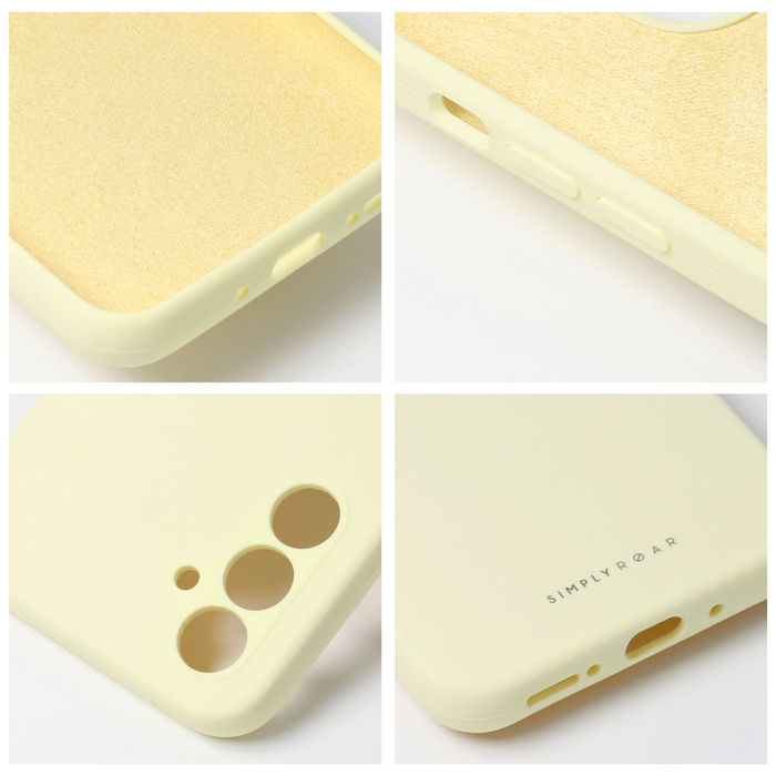 ROAR futerał CLOUD SKIN do SAMSUNG A14 4G / A14 5G Jasnożółty