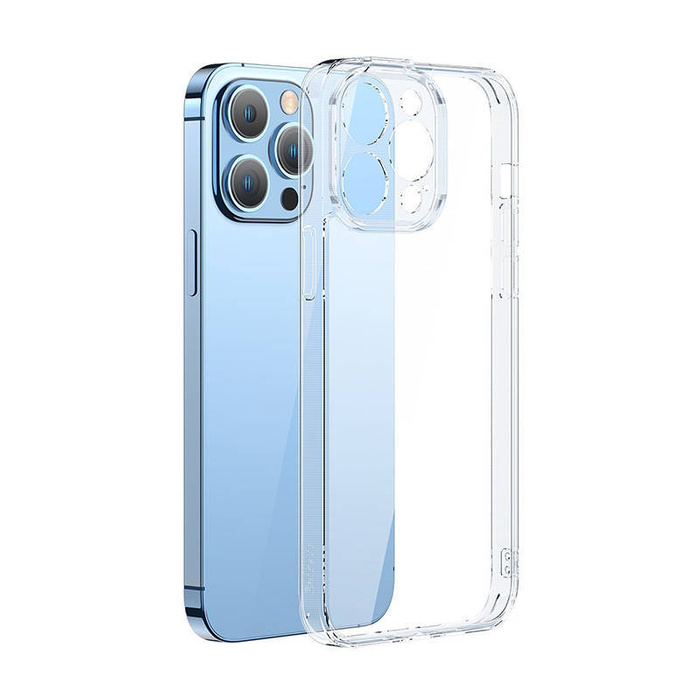 Etui Zestaw ochronny Baseus SuperCeramic przeźroczyste, szklane etui i szkło hartowane do iPhone 14 Plus Case